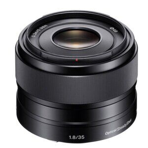 Sony E 35mm f/1.8 OSS Lens E-Mount RT $473 (Includes all lens caps & hood)